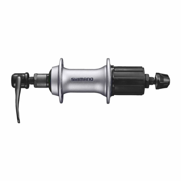 Acera FH-T3000 hub silver with quick release