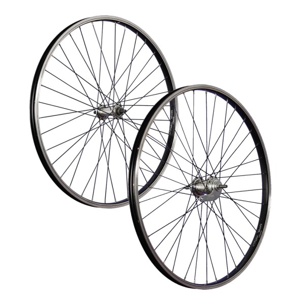 26 inch wheelset Büchel single wall rim bicycle aluminum hubs solid axle coaster brake