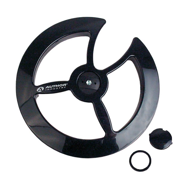 Bicycle chainwheel cover ACO-P03 42-44 teeth 19 cm plastic black