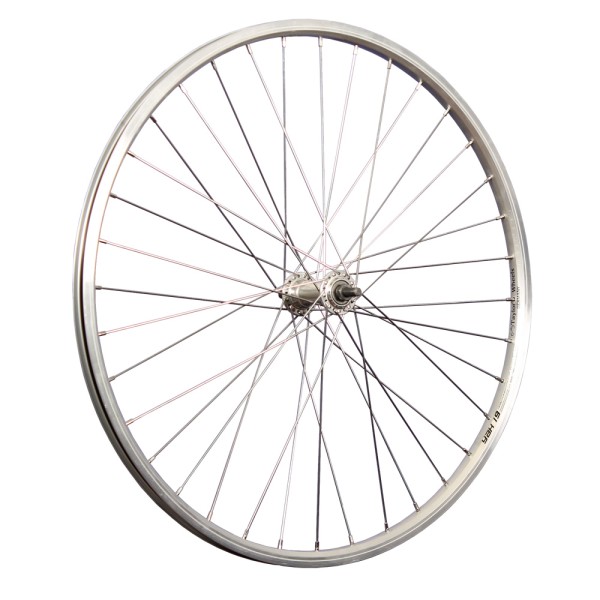 26inch bike front wheel double-wall stainless steel 559-19 silver