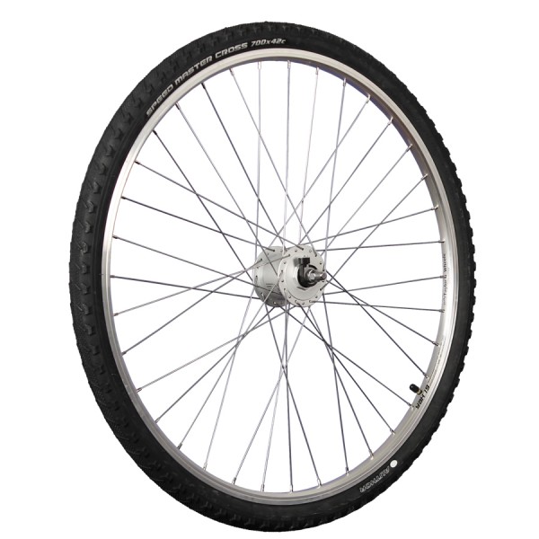 28 inch front wheel with Shimano Dynamo and mounted tires