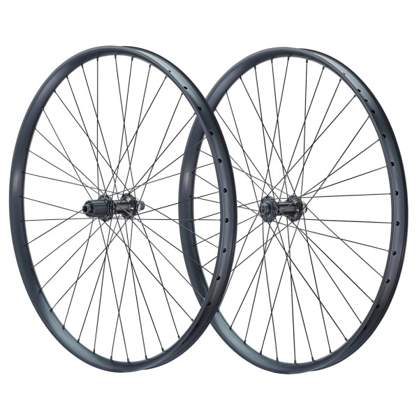 Vuelta 27.5 inch bicycle wheelset EM34 disc Shimano Deore M6010 black