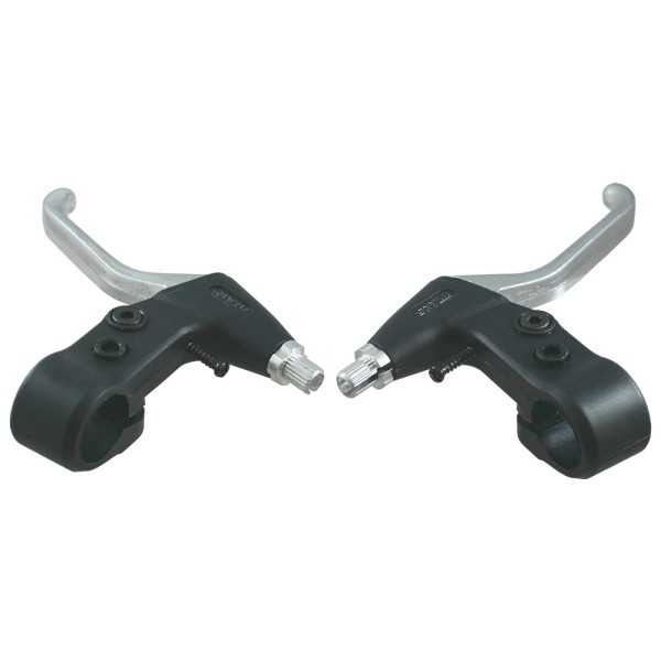 Bicycle V-Brake brake lever pair 2-3 finger brake handles left and right black