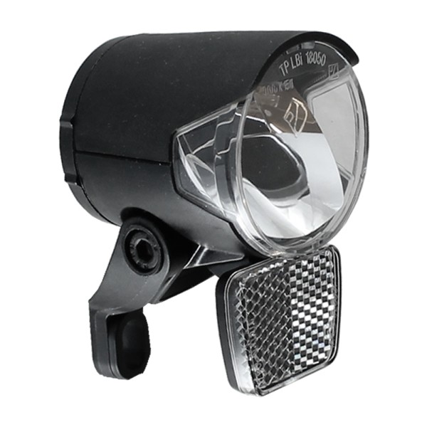 LED headlight H-Black MR4 for dynamo - according to StVZO 120 lumens