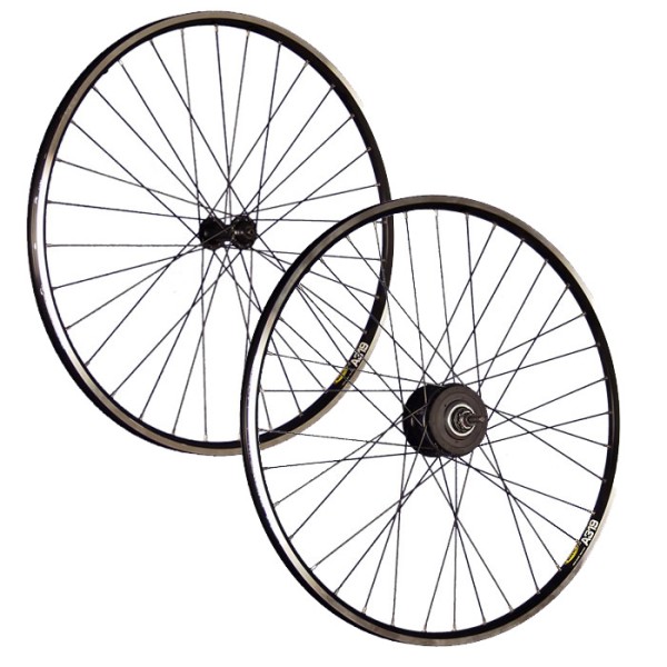 28inch bike wheel set Shimano Deore XT / Alfine 8-speed black