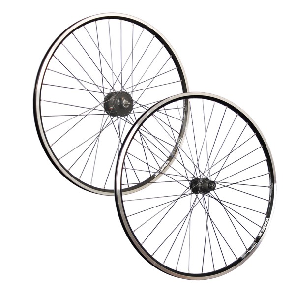 28inch bike wheel set Shimano hub dynamo Acera 622-17 black