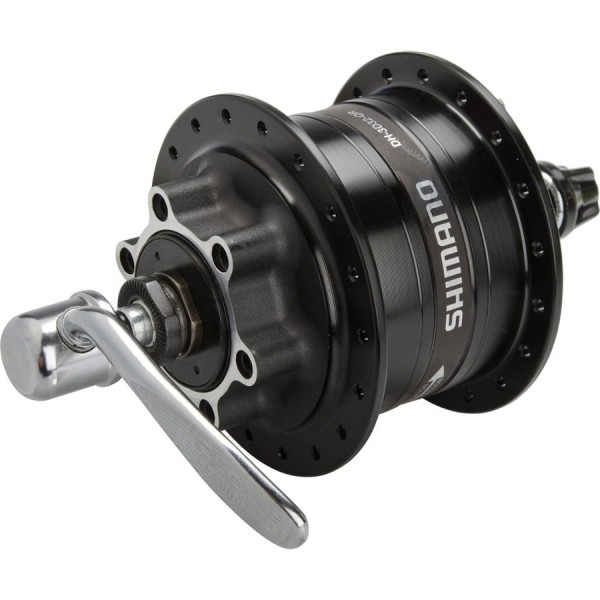 front wheel hub hub dynamo DH-3D32 6 holes Disc black 36