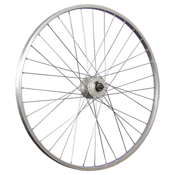 28inch front wheel hub dynamo DH-C3000-3N single wall rim 622-19 silver