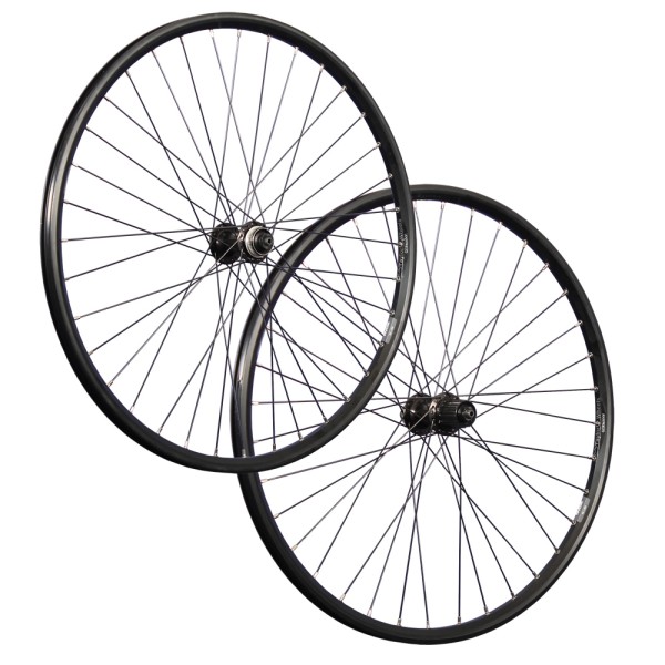 26inch bike wheel set Taurus Deore disc 7-10 speed black