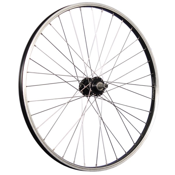 26inch bike rear wheel aluminium Büchel Disc stainless steel 559-21 black