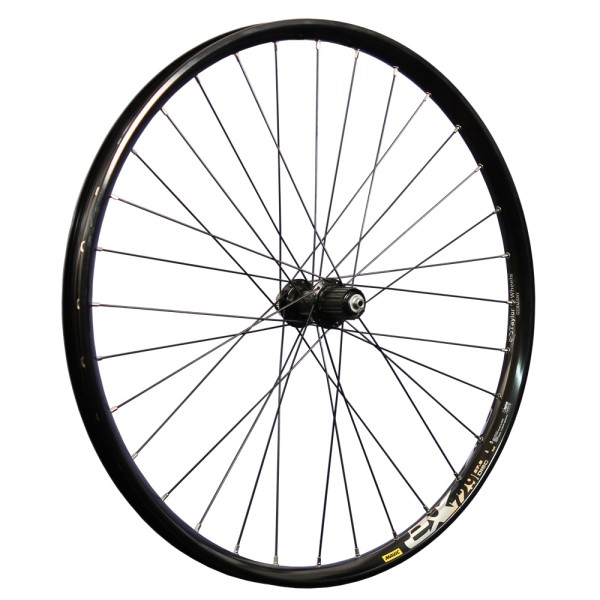 27.5 inch bicycle rear wheel Mavic EX729 Shimano XT FH-M8000 QR Disc black
