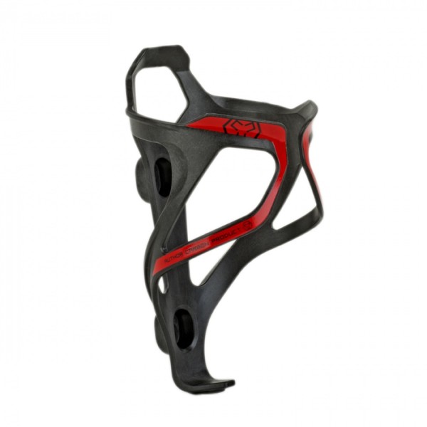 Bicycle bottle cage ACP-X26 Carbon 29 grams black / red