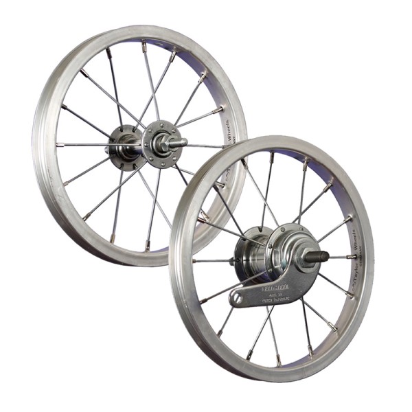 12inch bike wheel set aluminium coaster stainless steel 203-19 silver