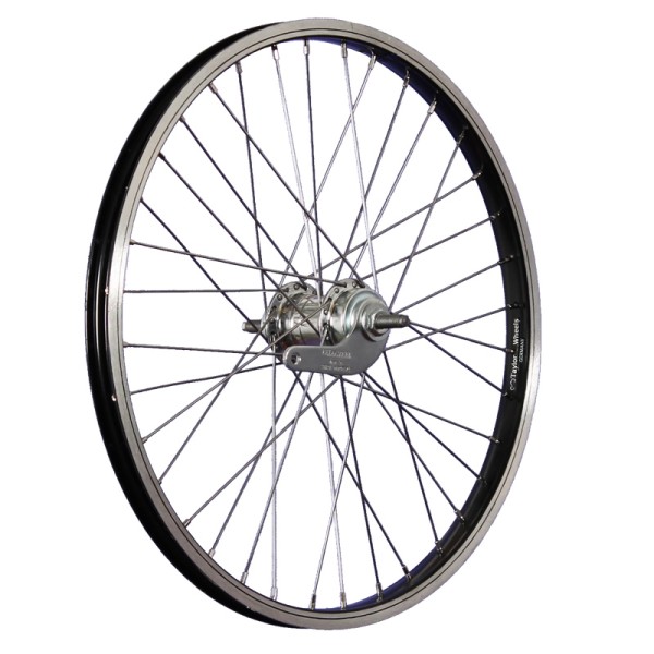 20inch bike rear wheel coaster stainless steel 406-19 black/silver
