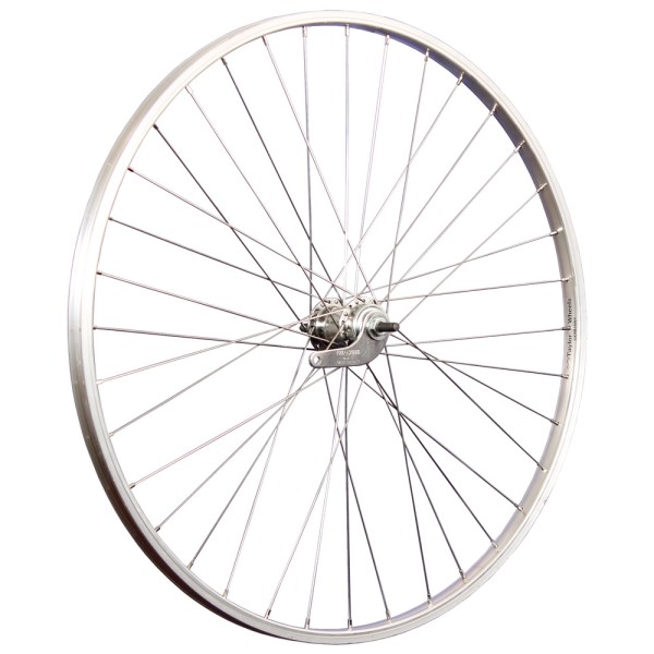 28inch bike rear wheel aluminium coaster 622-19 stainless steel silver