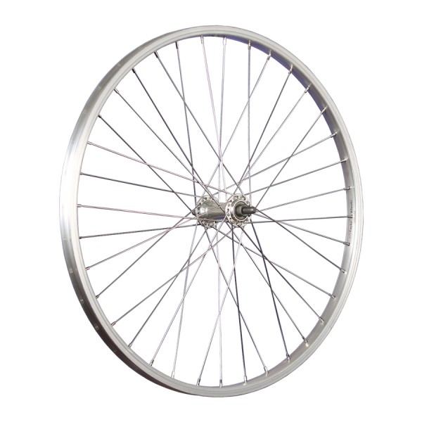 24inch bike front wheel kids aluminium stainless steel 507-19 silver