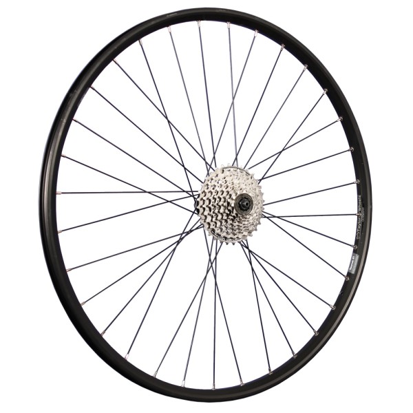 29" rear wheel with eyelets Shimano FH-QC400 CL disc set with 8-speed cassette
