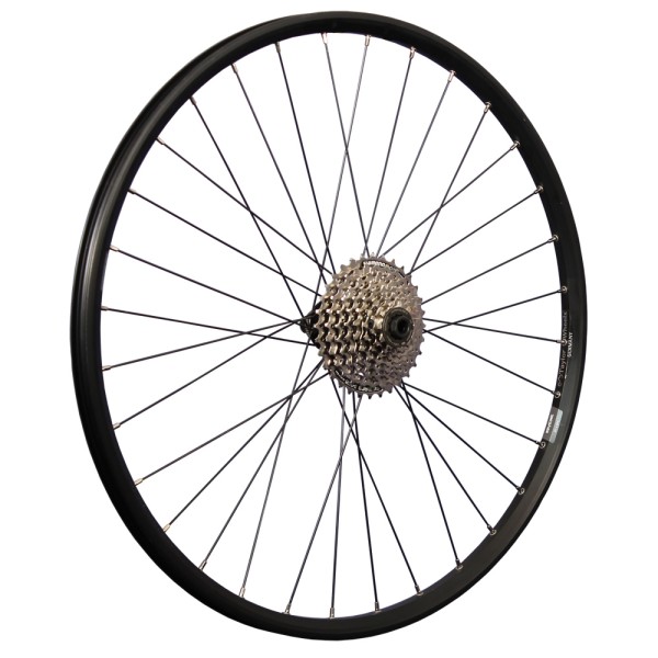 27.5" rear wheel with eyelets Shimano FH-TC500 disc 142x12 8-speed cassette