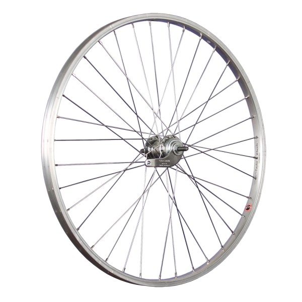 26inch bike rear wheel aluminium coaster 559-21 stainless steel silver