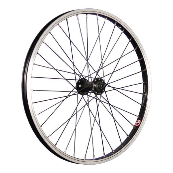 20inch bike front wheel Tourney hub HB-TX500 406-19 black