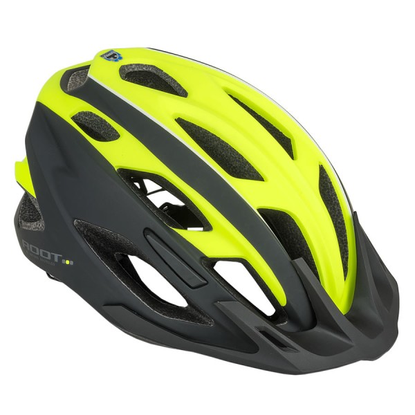 Bicycle helmet Root inmold Size L 59cm-61cm Dial-Fit yellow