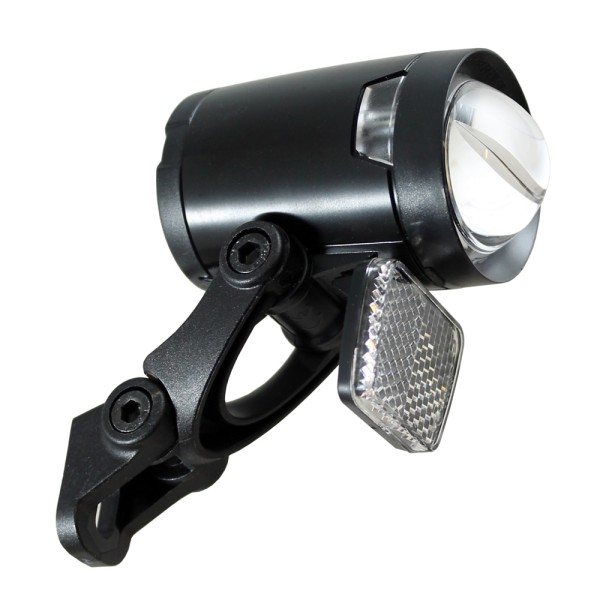 Herrman's bicycle LED headlight H-Black Pro Dynamo 200 lumens Frontight